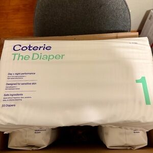3 Pack Coterie Size 1 Diapers
